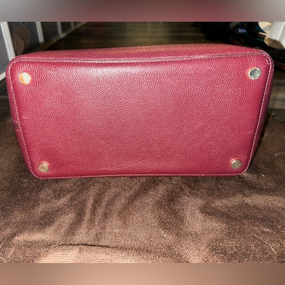 Burgundy Kate Spade Medium Tote - Picture 10 of 11
